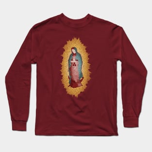 La Virgen de Guadalupe Mexican Catholic Religious Long Sleeve T-Shirt